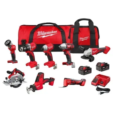 Milwaukee M18 18V 8-Tool Combo Kit