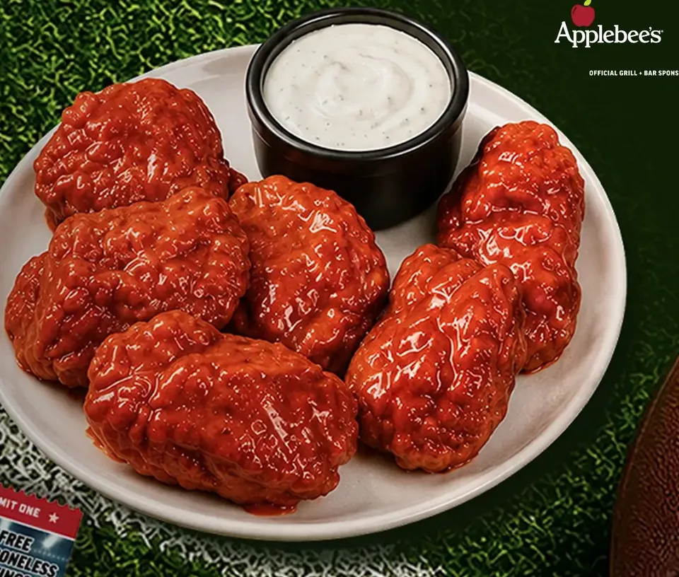 Applebee's 6 free boneless wings