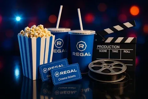 Regal Premiere Movie Tickets with Soft Drinks & Popcorn for 2