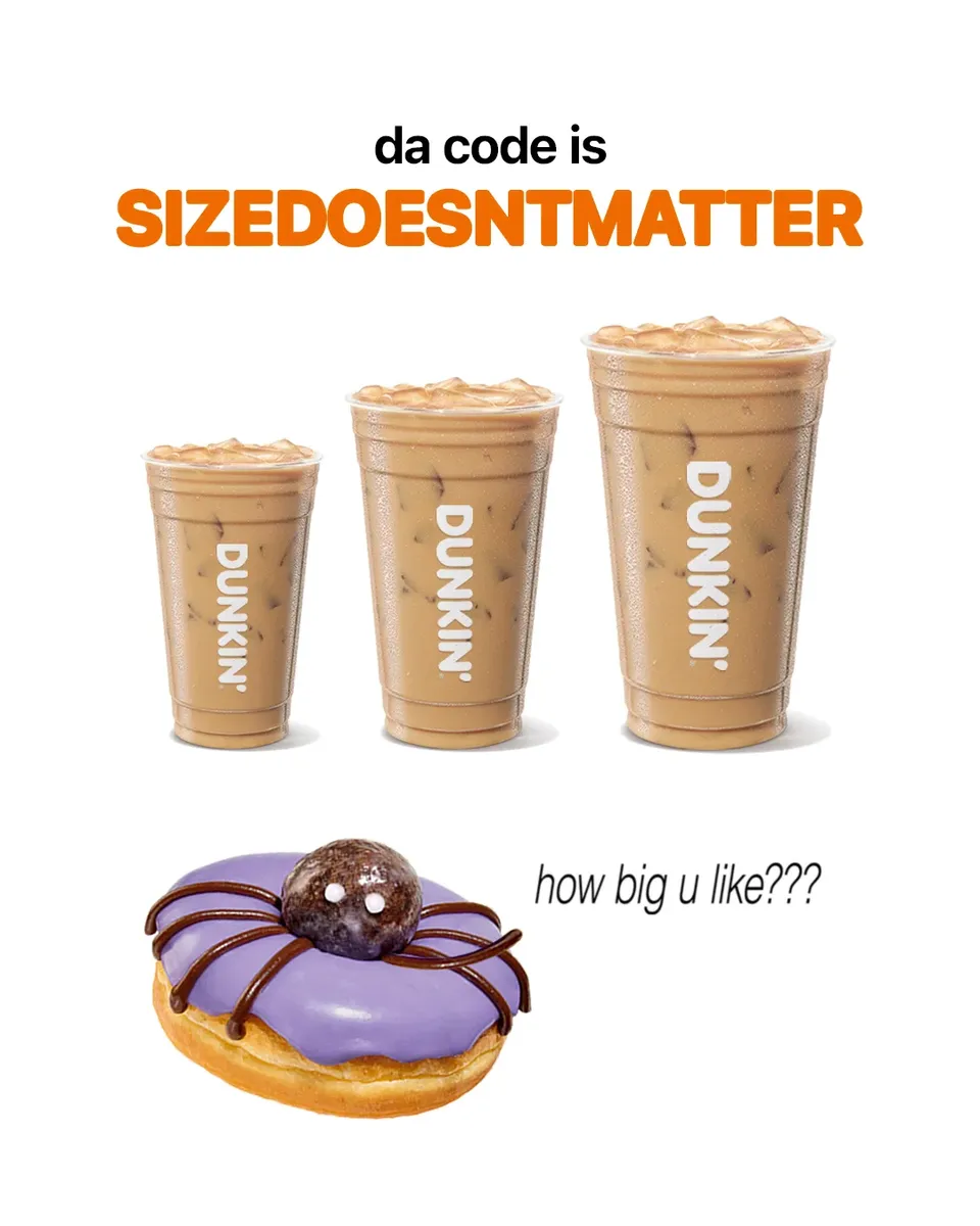 FREE iced coffee of any size w/ code (today 10/21, 1 million available)