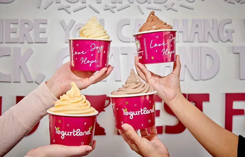 Yogurtland: buy one cup, get one free