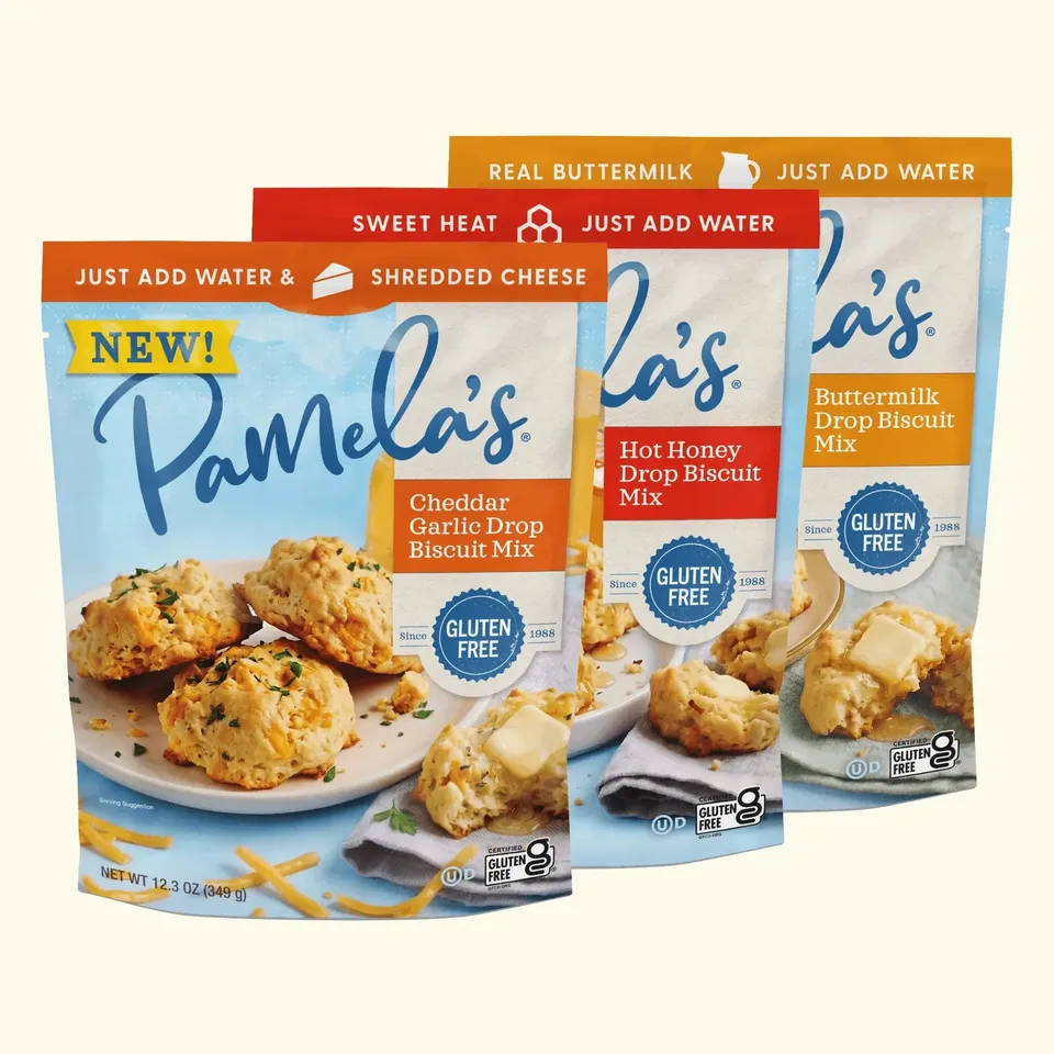 Pamela's Buy 2, Get 1 Free Gluten-Free Drop Biscuit Mix Variety Bundle