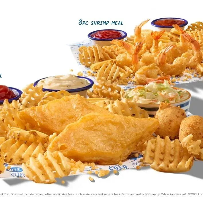 Long John Silver's: 2 meals at $6 each with code 246MEALS (ends Oct 25)