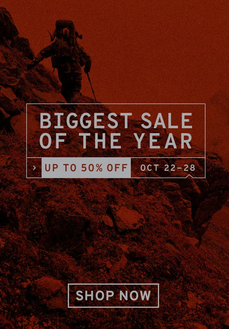 KUIU Biggest Sale of the Year: up to 50% off (ends Oct 28)
