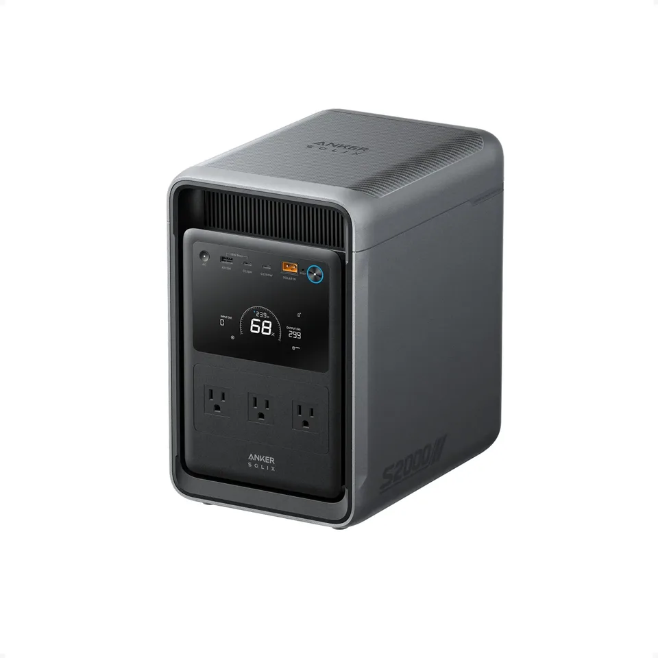 Anker SOLIX S2000 Portable Power Station (2,010Wh | 1,500W)