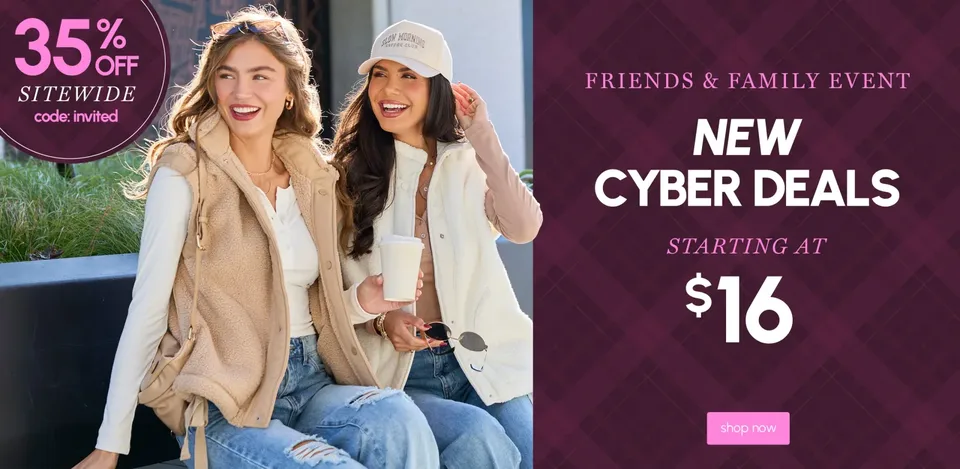 Pink Lily Friends and Family Event: 35% off sitewide with code INVITED