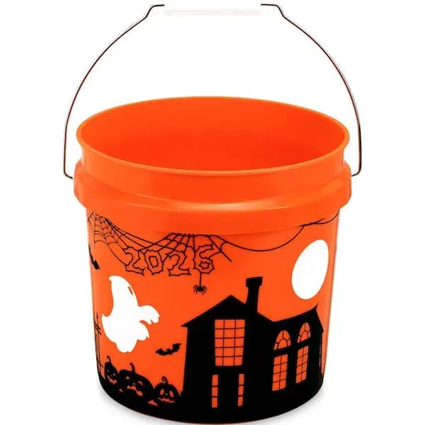 The Home Depot 2 gal. Orange Halloween Bucket