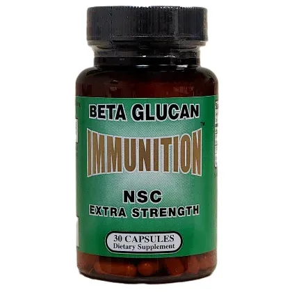 NSC Extra Strength Beta Glucan free sample packet of ten capsules