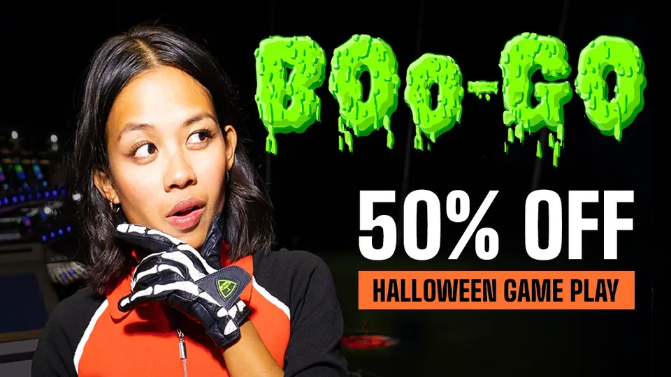 Topgolf 50% off game play on Oct 31 with code BOO