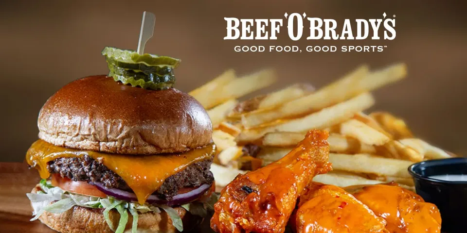 Beef 'O' Brady's Ooltewah TN: Free kids meal on Halloween Oct 31 with adult meal purchase